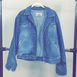 Ralph Lauren vintage denim American flag jacket